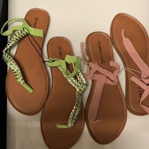Two pair of sandals